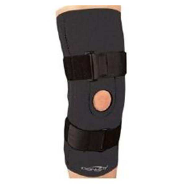 DJO Brace Adult Knee Neoprene Black Size Large Ea