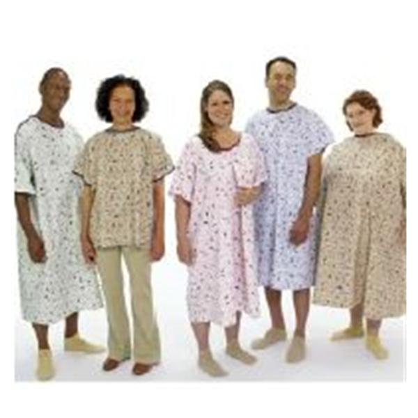 Encompass Group Gown Patient Poly/Ctn Monet 50x66 Unsx Hthr/Cl Adlt Ea