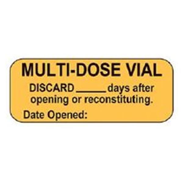 Health Care Logistics Label MultiDose Vial/Discard After 11/2x5/8" A