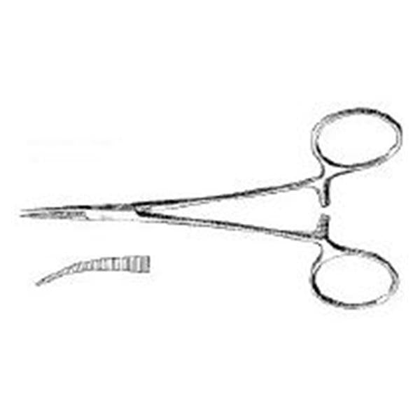 Integra Neurosciences Forcep Mosquito 4-3/4" Petite Point Curved Stainless Steel Ea