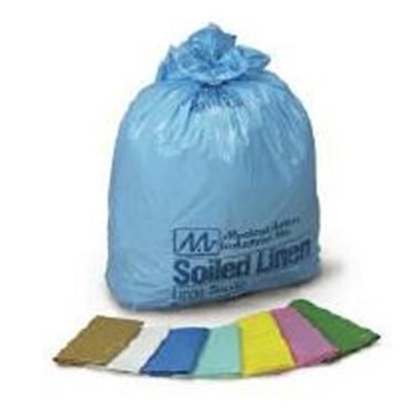 Medegen Medical Products Bag Infectious Linen Yellow 40x46" 40-45gal LLDPE Film 100/Ca