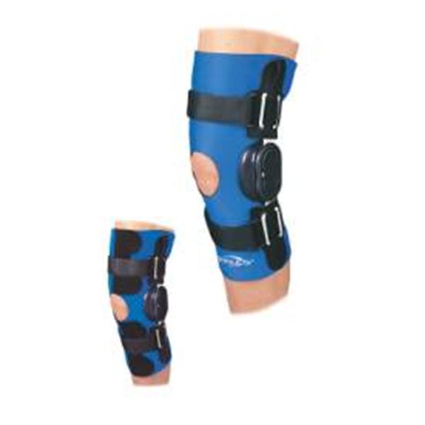 DJO Brace Sleeve Donjoy Adult Knee Neo/Alum Blk/Blu Sz 3XL Univ Ea