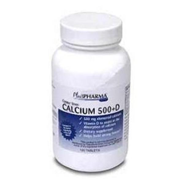 Plus Pharma  Oyster Shell Calcium Supplement Cal Carb/D Adlt Tab 60/Bt