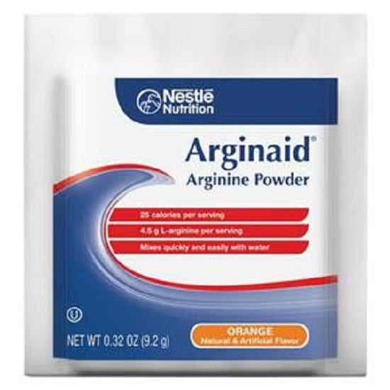 Nestle Arginaid Arginine-Intensive 24 Cal Orange Flavor Drink Mix Powder: 9.2g Packet