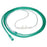 Salter Labs High Flow Cannula with Enhanced Reservoir Facepiece and Green 50 ft Supply Tube Clear