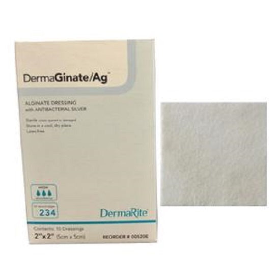 Dermarite DermaGinate Ag Alginate Wound Dressing with Antibacterial Silver