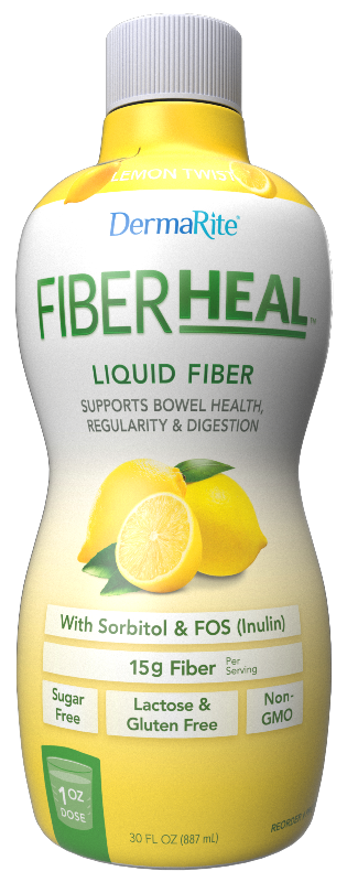 DermaRite FiberHeal Liquid Fiber Supplement - FiberHeal Liquid Fiber Supplement, 30 oz. - PRO7000