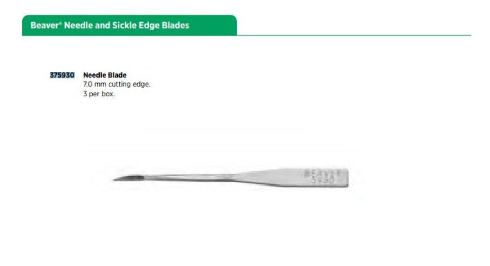 Needle Blade