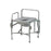 Tubular Fabrications Duty Drop Arm Commode with Elongated Seat