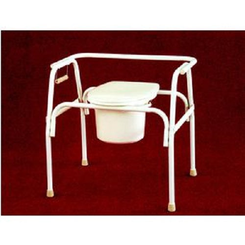 Tubular Fabrications Bedside Commode with Elongated Seat XL