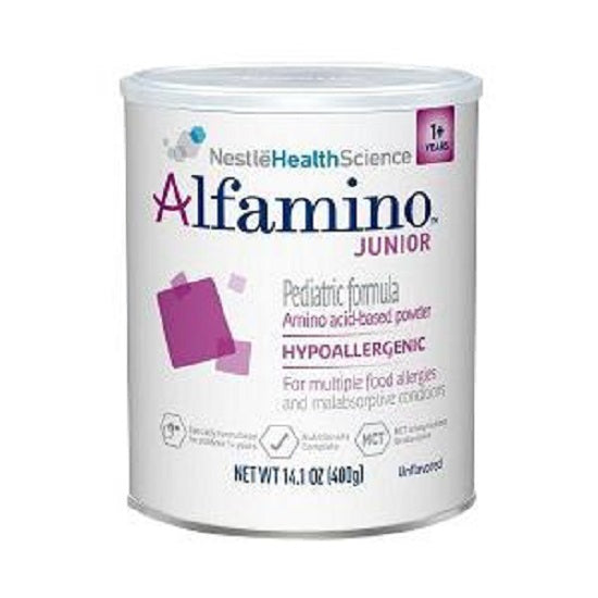 Nestle Alfamino Junior Amino Acid Powder Formula 14.1 oz. Canister