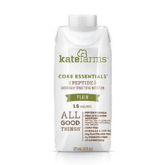 Kate Farms Peptide Formula 1.5 Plain Supplemental: 325mL