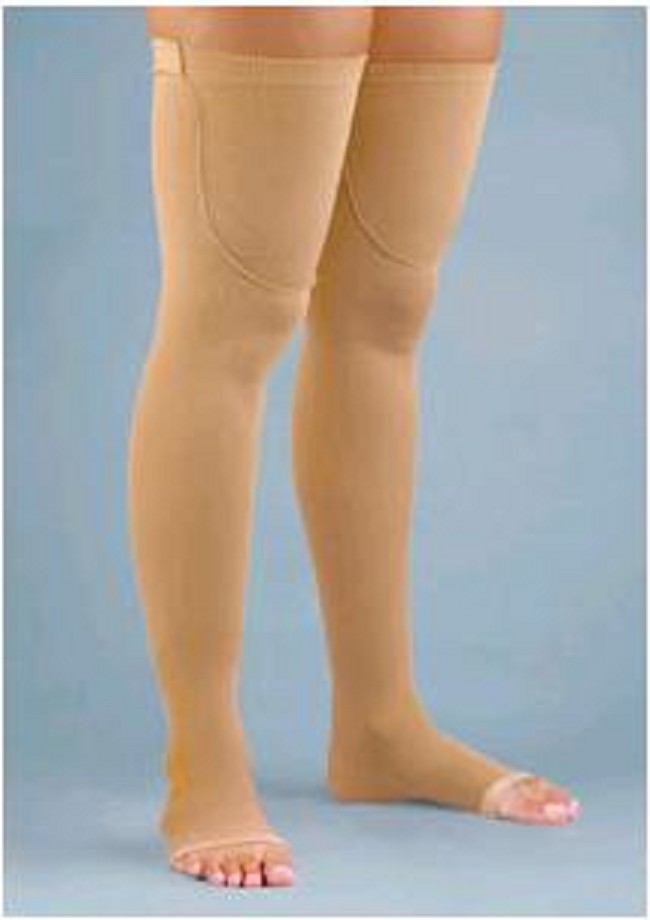 Activa Open Toe Anti-Embolism Thigh High 18 mmHg Compression Stockings