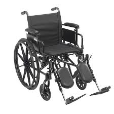 Drive Medical Cruiser X4 Wheelchair with Elevating Leg-rests