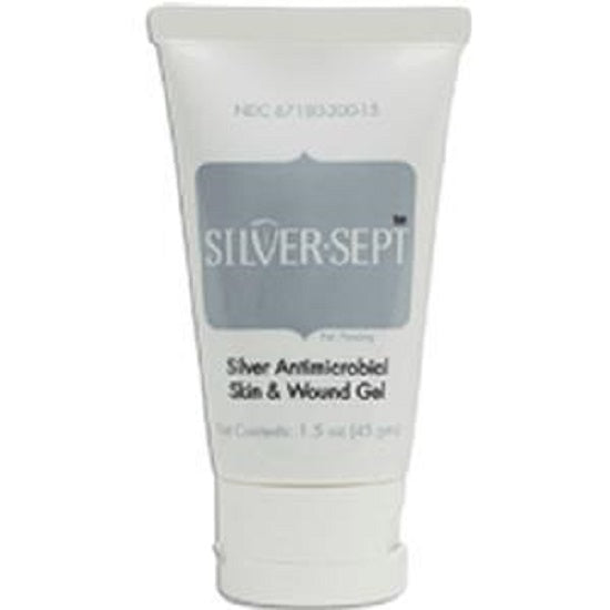 Silver-Sept Antimicrobial Skin and Wound Gel, Amorphous Hydrogel