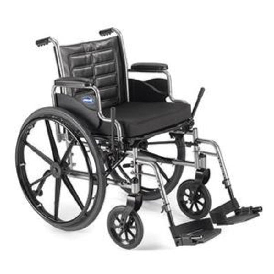 Invacare Tracer EX2 Patient Wheelchair with Removable Desk Arms