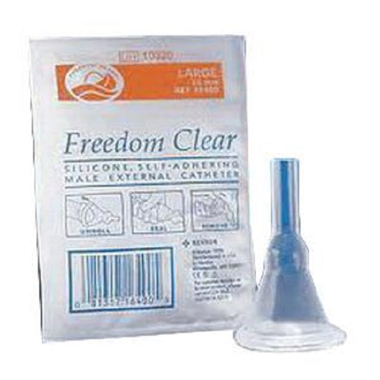 Coloplast Freedom Clear Male External Catheter with Kink-Resistant Nozzle