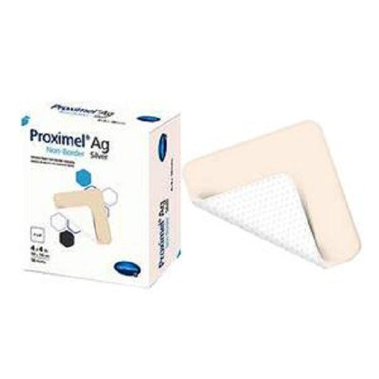 Hartmann-Conco Proximel Ag Silicone Foam Dressing without Border Three-Layer 