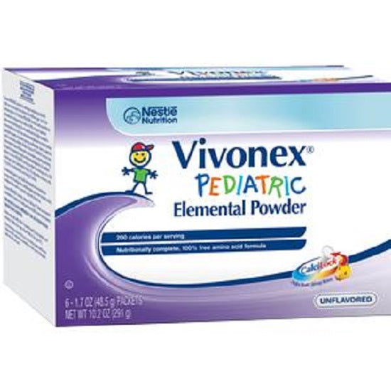 Nestle Vivonex Pediatric Nutritionally Complete Elemental Unflavored Food