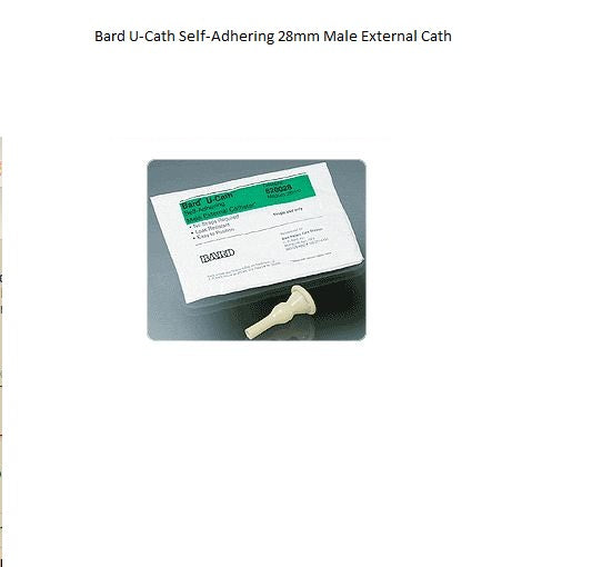 U-Cath Self-Adhering 28mm Male External Cath