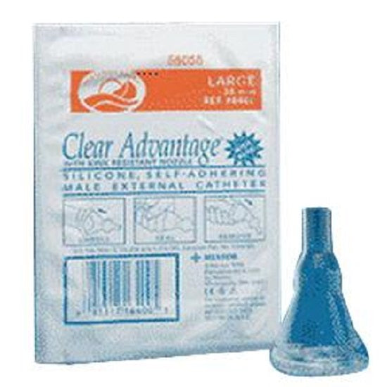 Coloplast Freedom Clear Advantage Male External Catheter with Aloe and Kink-Resistant Nozzle