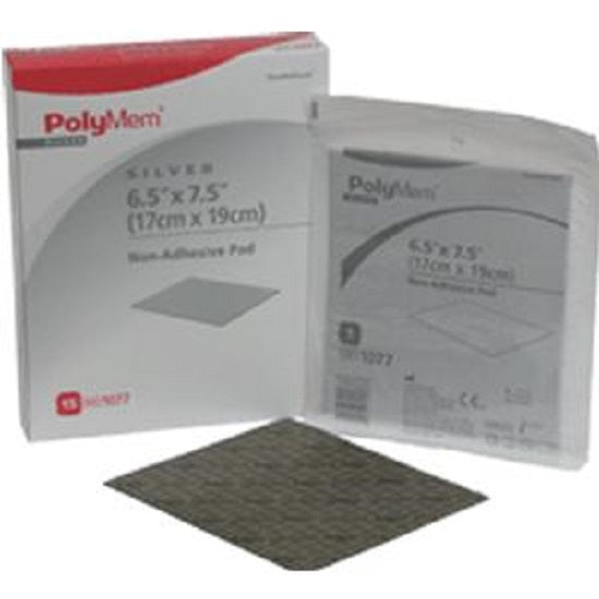 Ferris PolyMem Non-Adhesive Pad Dressing with Nano-Crystalline Silver 