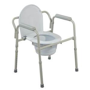 Drive Medical Folding Steel Commode