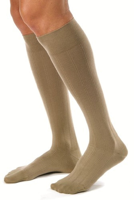 Jobst for Men Casual Closed Toe Knee High 15-20mmHg Compression Socks