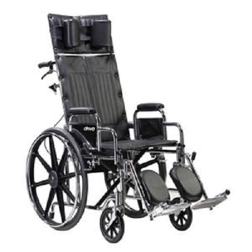 Drive Deluxe Sentra Full Reclining Wheelchair with Detachable Desk Arm