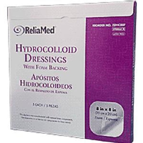 Cardinal Health Essentials Sterile Hydrocolloid Dressing with Foam Back 