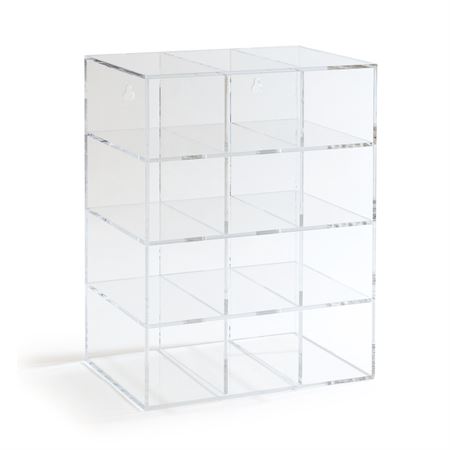 12 Place Safety Glass Holder 12 Place Horizontal - 14"W x 8"D x 12"H