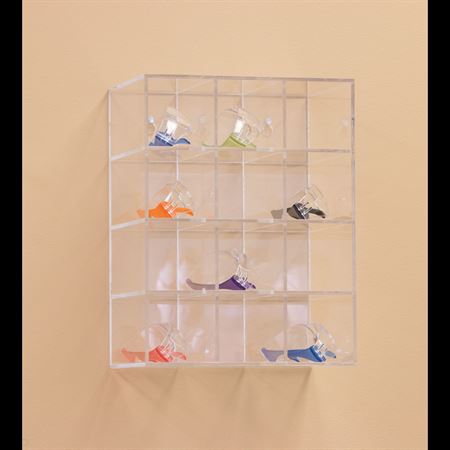 12 Place Safety Glass Holder 12 Place Horizontal - 14"W x 8"D x 12"H