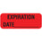 Label Paper Permanent Expiration Date___ 1 11/16" X 5/8" Red 450 Per Roll, 2 Rolls Per Box