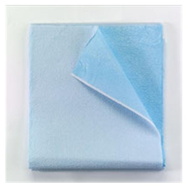 Tidi Products  Drape Sheet 40 in x 48 in Blue 2 Ply Tissue / Poly 100/Ca