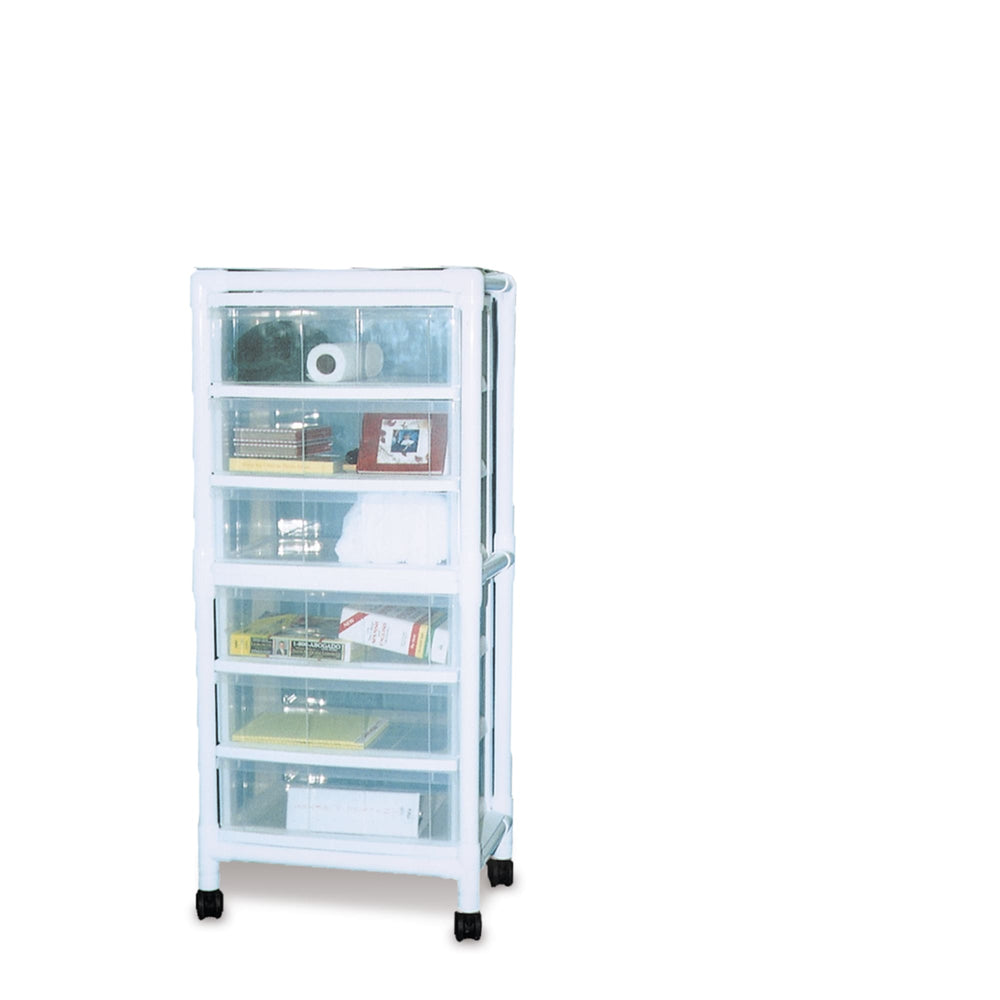 PVC Universal 6-Drawer Storage Cart