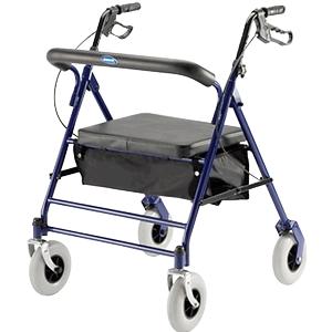 Bariatric Rollator with Carry Pouch