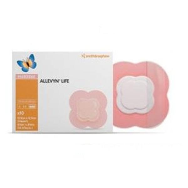 Smith & Nephew Wound Care Drsng PstOp Allevyn Life Hydrcllr Fm 4x4 Strl Adh Adh Abs 100/Ca