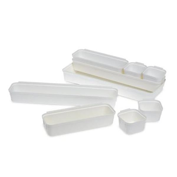 Phlebotic Organizer Drawer 15-1/2x3.19x3-3/4" White ABS Plastic Ea