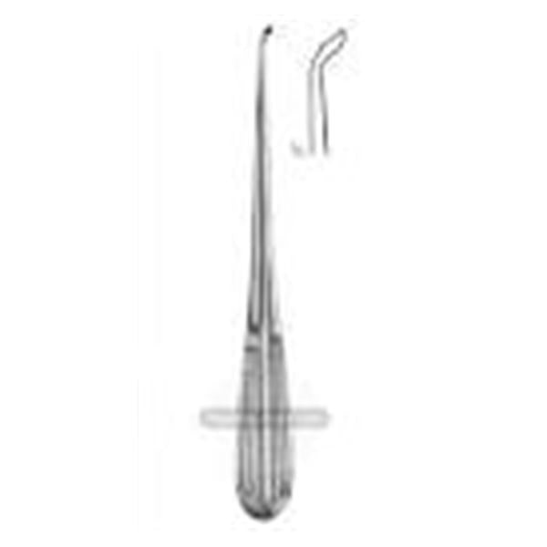 BR Surgical Curette Bone Epstein 8" #000 Reverse Angle Hollow Handle SS Ea