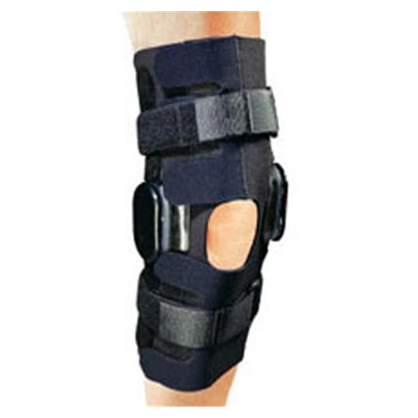 DJO Brace Wraparound Action Adult Long Knee Neo Blk Sz 17 Md Univ Ea