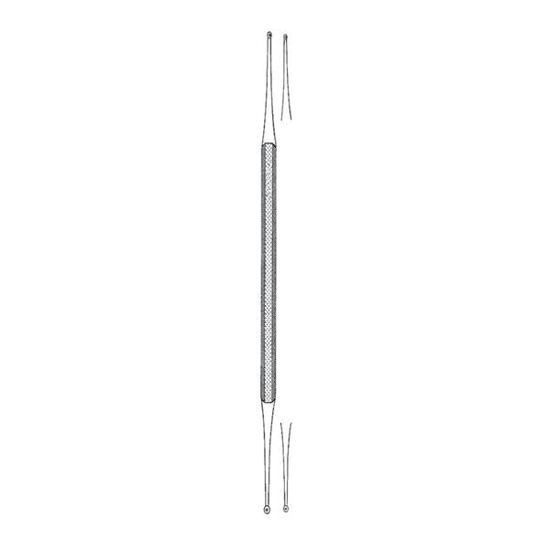 Sklar Instruments Curette Podiatry Excavator 5-1/2" #58-1/2 1.5/2mm Tp SS W/ Hl EA