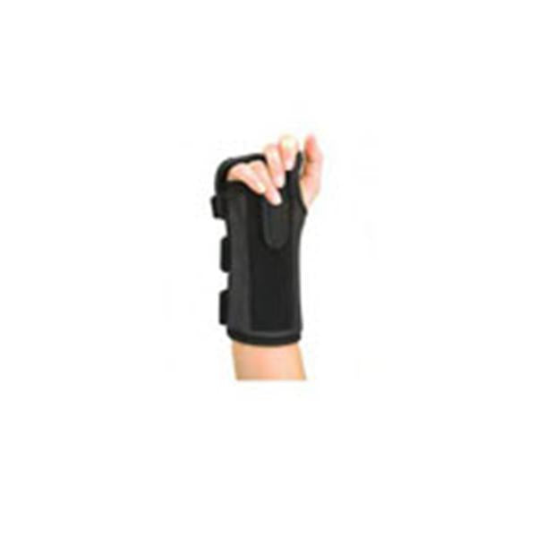 DJO Splint ComfortFORM Boxers Adult Wrist Blk Size 8.5" Small Left Ea