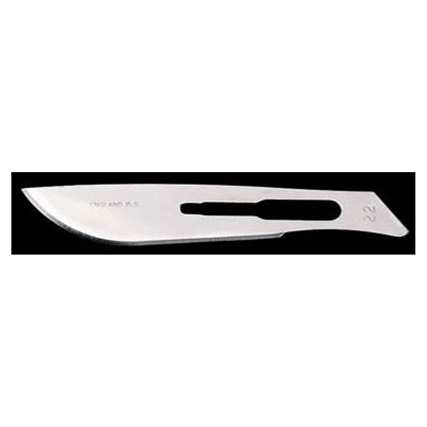 Cinnati Surgical Blade Surgical #22 Carbon Steel Non-Sterile 100/Bx (222)