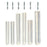 Globe Scientific  Test Tube Polystyrene 5mL 12x75mm Non-Sterile 1000/Pk, 4 PK/CA (110410)