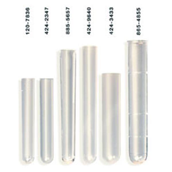 Globe Scientific  Test Tube Polystyrene 5mL 12x75mm Non-Sterile 1000/Pk, 4 PK/CA (110410)