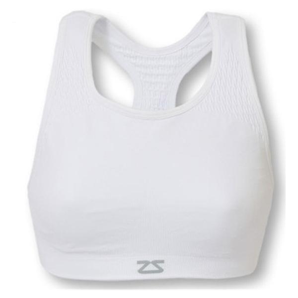 Zensah Bra Running Sports Small/Medium White Ea