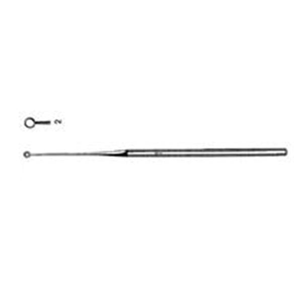 Sklar Instruments Curette Ear Buck #2 Blunt Tip Straight Stainless Steel Ea (67-2492)