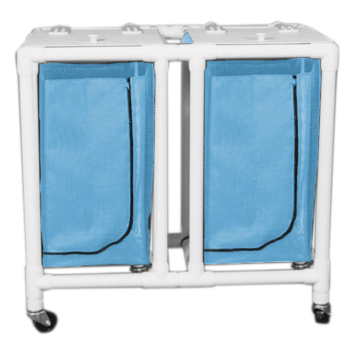 Regular Capacity Double PVC Hamper Carts