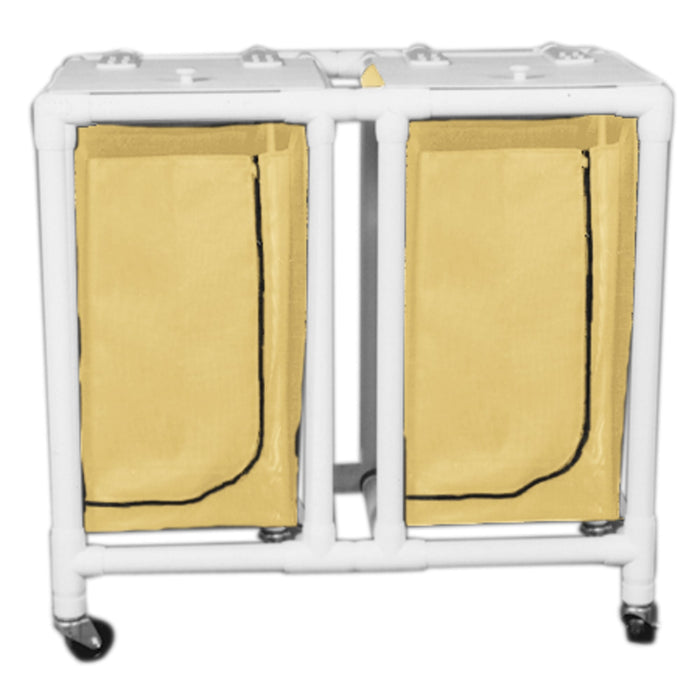 Regular Capacity Double PVC Hamper Carts