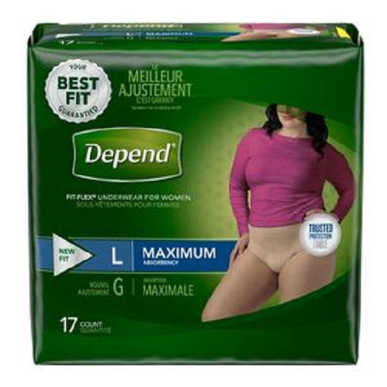 Kimberly Clark Depend Silhouette Active Fit Incontinence Underwear for Women  — Grayline Medical
